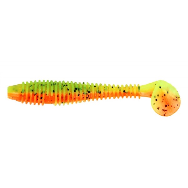 Рибальська силіконова приманка, ZEOX Trigger Fat Tail, довжина 1,7 дюймів, 10шт/уп, колір №202 P